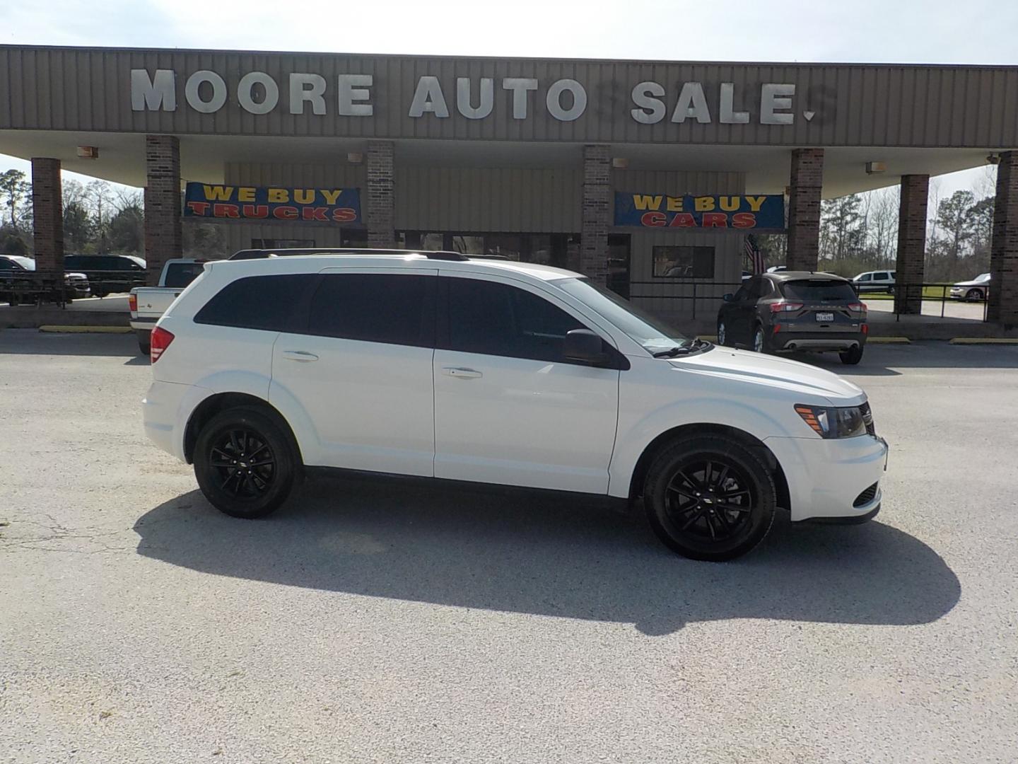 2020 White /Black Dodge Journey (3C4PDCAB2LT) , Automatic transmission, located at 1617 W Church Street, Livingston, TX, 77351, (936) 327-3600, 30.710995, -94.951157 - A great family vehicle that is a fantastic value!! 3rd row seating!! - Photo#0